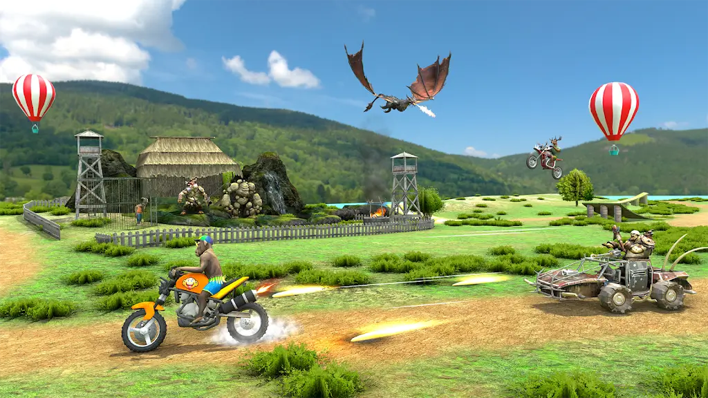 3D����Ħ�У���ͷ׷����(����Ħ��׷����Ϸ)v0.2 ��׿���ͼ